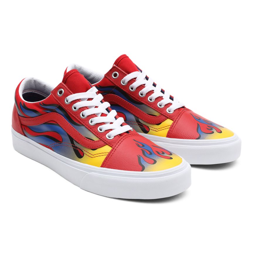 Vans Racer Old Skool Schoenen Rood | VN587T6YL36